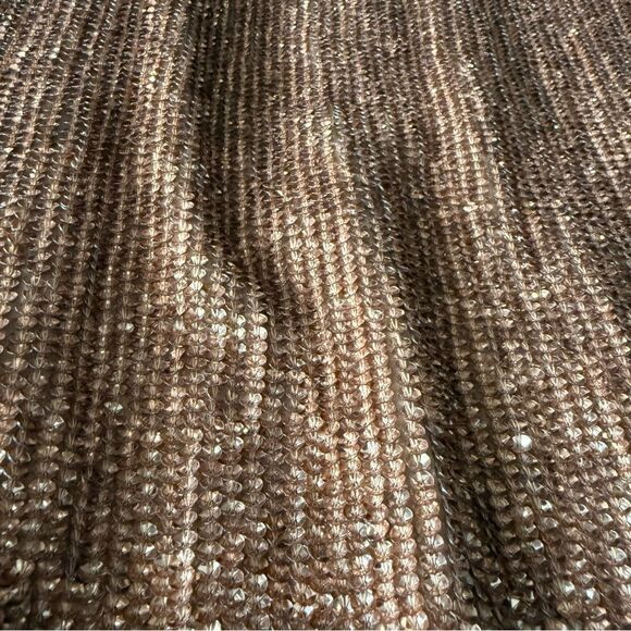 NWT Retrofete Ella One Shoulder Bronze Sequins Beaded Mini Party Dress Size M - Picture 7 of 9